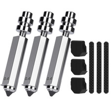 3PCS Kobra X/Kobra 4 Nozzle Integrated 0.4Mm Hardened Steel Nozzle Hotend Quick- picture
