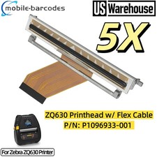 5X P1096933-001 Printhead with Flex Cable for Zebra ZQ630 Mobile Printer New ⭐ picture