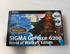 Vintage NVIDA SIGMA GeForce 6200 World of Warcraft Limited AGP 8X GPU Rare Korea picture