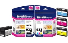 VersaInk-nano HP 932 MX Black MICR Ink & 933 CX Color Cartridge For Check Print picture