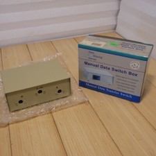 NOS Vintage 8 Pin Serial Mini Din 8 AB Data Rotary Switchbox Macintosh DW-MD82 picture