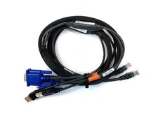 2PCS Vertiv Avocent USBIAC-7 7ft USB KVM Integrated Access Cable 520-422-501 picture