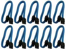 10 PACK LOT AWM E156437 80C 300V 21.5-inch Serial SATA DATA Drive Cable 20 21 22 picture