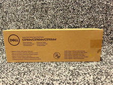 MD8G4 Genuine DELL Toner C3760n C3760dn C3765dnf Yellow MINT NEW STYLE BOX picture