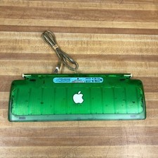 Vintage Apple M2452 Lime Green USB Keyboard iMac G3 Tested Working Original picture