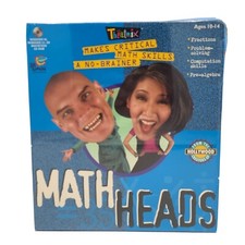 Math Heads By Theatrix PC MAC CD-ROM Ages 10-14 Vintage Sealed  picture