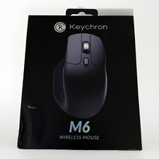 Keychron M6 Multi-Device Bluetooth Wireless Mouse ~ Black picture