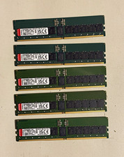 Lot of (5) Kingston 32Gb PC5-4800 ECC Reg DDR5 DIMMs picture