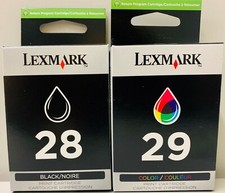 New Genuine Lexmark 28 29 2PK Ink Cartridges X Series X2530 Z Series Z1310 Z845 picture