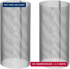 2-Pack 40 Mesh Stainless Steel Filter Screen, Reusable Water Pump St picture