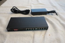 TRENDnet 8-Port Gigabit Long Range Poe+ Switch; TPE-LG80 65W Poe Budget picture