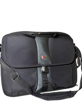 Swiss Gear by Wenger Black Computer Laptop Briefcase Bag Carrying Case 17
