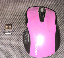 TeckNet M003 Wireless USB Optical Mouse 2400 DPI 6-Button Scroll Purple/Black picture