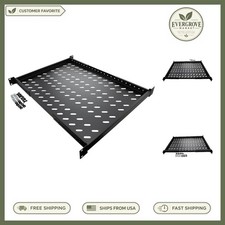Heavy-Duty 1U Server Shelf with Adjustable Depth for Optimal Equipment Support picture
