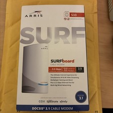 Arris Surfboard DOCSIS 3.1 3.5 Gbps Cable Modem (S33-RB) picture