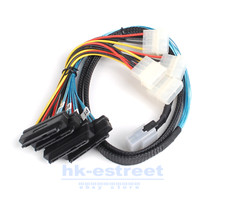 Mini SAS Disk Internal 36 Pin Mini SAS SFF-8087 Host to 4 SFF-8482 Target SAS picture