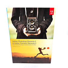 Adobe Photoshop Elements 11 & Adobe Premiere Elements 11 NEW SEALED picture
