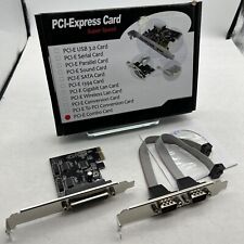 Super Speed PCI-E Parallel & Dual Serial Combo PCI Express Controller Card PEX picture