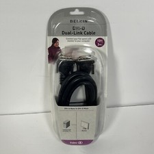 BELKIN DVI-D Dual Link Cable Connect Flat Panel LCD Monitor To Computer DVI-D picture