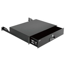Tecmojo 2U Rack Drawer 19in Sliding Lockable 44lb Load picture