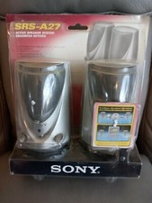 Vintage Sony SRS-A27 2001 Computer Active Speaker System New In Sealed Pkg picture