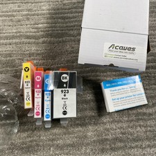 Acaves 923e Ink Cartridges Black Cyan Magenta Yellow Compatible HP 4PK Printers picture