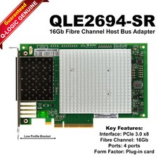 QLogic QLE2694-SR 16Gb Quad Port FC PCIe Gen3 x16 HBA Card High Performance picture