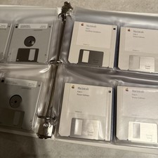 Vtg Apple Macintosh Sys 7 Software Floppy Disk Macdraw Pro AudioClips Macromind picture