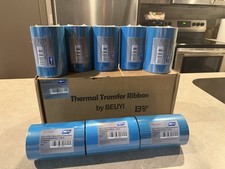 8- Wax/Resin Thermal Transfer Ribbon for Zebra 110mm x 450M 4.33