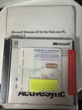 Microsoft Windows CE Palm-Size PC Version 1.2 Sealed w/ COA New OEM Software picture
