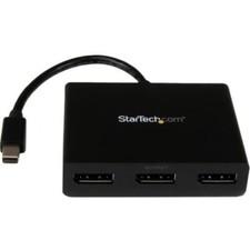 3-Port Multi Monitor Mini DisplayPort to DisplayPort MST Hub picture