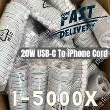 PD USB Type C USB C Fast Charger Cable For iPhone 14 13 12 11 XR XS Max 8 7 Lot picture