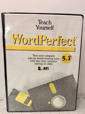 Teach Yourself WordPerfect 5.1 ATI Training Disks 5.25