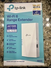 TP-Link RE500X AX1500 Wi-Fi 6 Dual Band OneMesh Extender Gigabit Ethernet picture