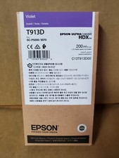 Epson T913D UltraChrome HDX Violet Ink Cartridge 200 mL NEW best by 2024/11 picture