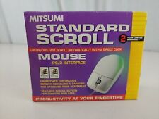 Vintage Mitsumi Standard Scroll 3 Button PS/2 Mouse New picture
