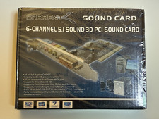 Genuine SABRENT 6- Channel PCI Sound Card SBT-SP6C~ NEW Factory Sealed picture