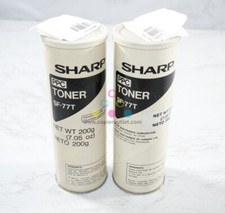2 New OEM Sharp SF 7100, 750, 755, 756, 760, 761  Black Toner Cartridge SF-77T picture