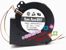 Sanyo 9BAM24FC2-2 9733 DC24V 0.49A 3-Wire Blower Turbo Cooling Fan picture