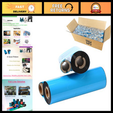24 Rolls Premium Black Thermal Transfer Ribbon 4.33