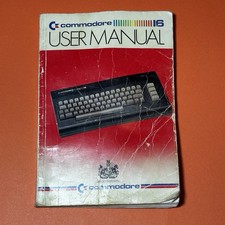 Rare Commodore 16 C16 User Manual - Average Condition picture