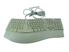 Vintage Microsoft Natural Keyboard Elite PS2 Wired X03-51764 picture