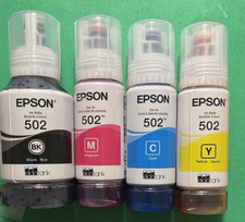 Genuine Epson 502 Ink Combo Pack for ECO-TANK ET-2850 3850 4850 Printers-OEM-4PK picture