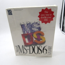 SEALED Microsoft MS DOS 6 Upgrade 5.25