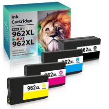 4PK 962XL BCMY Ink for HP 962 OfficeJet Pro 9010 9015 9019 9016 9018 9025 9020 picture
