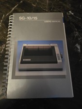 Vintage Star Micronics SG-10/15 Dot Matrix Printer Users Manual Book 1984 picture