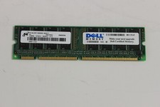 MICRON DELL MT16LSDT1664AG-662C7 128MB 168 PIN 66MHZ CL2 DIMM MEMORY MODULE picture