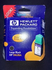 Vintage Hewlett Packard HP 51626A Large Black Inkjet Print Cartridge Sealed picture