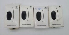 lOT OF 4 Logitech B100 (910-001439) Optical USB Mouse picture
