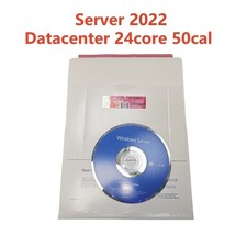New Factory Sealed Microsoft Windows Server 2022 Datacenter Core 50 CALs 24 Core picture